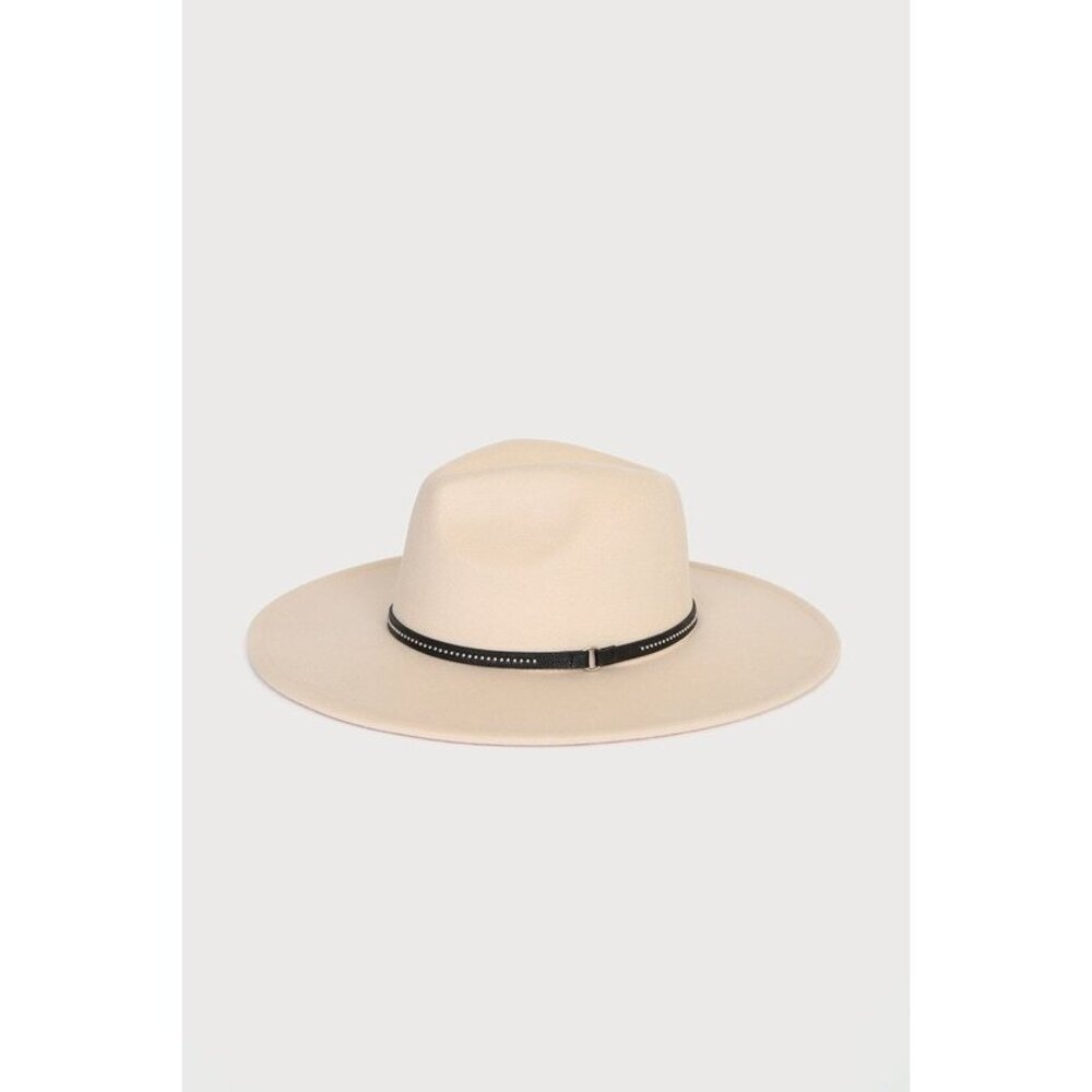 What a Stud Bone Wide Brim Hat